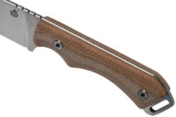 QSP Knife Workaholic QS124-A SK03 Brown Micarta Couteau Fixe -Couteaux Soldes QS124 A 05 qsp