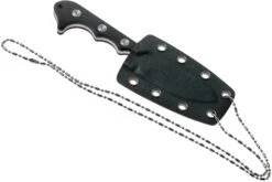 QSP Knife Neckmuk QS125-A Black G10 Couteau De Cou -Couteaux Soldes QS125 A 05 qsp