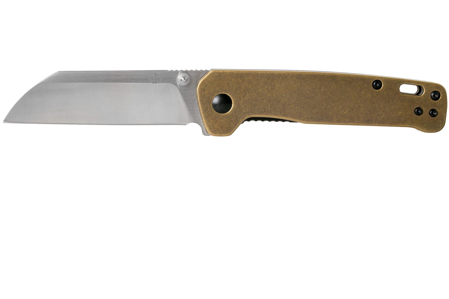 QSP Knife Penguin QS130-F Brass, Satin, Couteau De Poche 3 QSP Knife Penguin QS130-F Brass, Satin, Couteau De Poche
