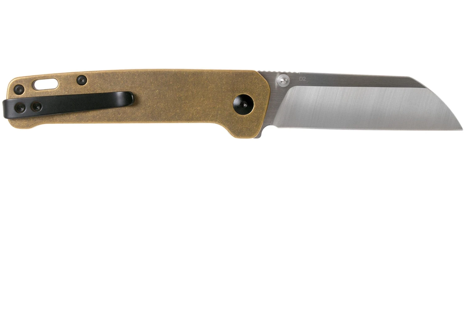 QSP Knife Penguin QS130-F Brass, Satin, Couteau De Poche 4 QSP Knife Penguin QS130-F Brass, Satin, Couteau De Poche - Image 2