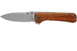 QSP Knife Hawk QS131-O1 Mkuruti Wood, Satin, Couteau De Poche
