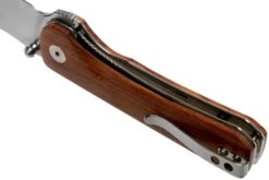 QSP Knife Hawk QS131-O1 Mkuruti Wood, Satin, Couteau De Poche -Couteaux Soldes QS131 O1 05 qsp knife