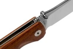QSP Knife Hawk QS131-O1 Mkuruti Wood, Satin, Couteau De Poche -Couteaux Soldes QS131 O1 06 qsp knife