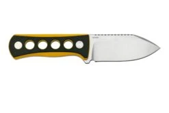 QSP Knife Canary QS141-A1 Stonewashed, Black Yellow G10, Couteau De Cou -Couteaux Soldes QS141 A1 02 qsp