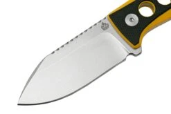 QSP Knife Canary QS141-A1 Stonewashed, Black Yellow G10, Couteau De Cou -Couteaux Soldes QS141 A1 03 qsp