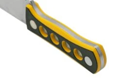 QSP Knife Canary QS141-A1 Stonewashed, Black Yellow G10, Couteau De Cou -Couteaux Soldes QS141 A1 04 qsp