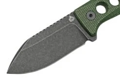 QSP Knife Canary QS141-C2 Blackwashed, Black Green G10, Couteau De Cou 10 QSP Knife Canary QS141-C2 Blackwashed, Black Green G10, Couteau De Cou -Couteaux Soldes QS141 C2 03 qsp