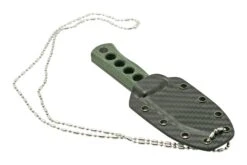 QSP Knife Canary QS141-C2 Blackwashed, Black Green G10, Couteau De Cou 13 QSP Knife Canary QS141-C2 Blackwashed, Black Green G10, Couteau De Cou -Couteaux Soldes QS141 C2 06 qsp