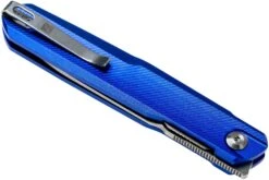 Real Steel G5 Metamorph Frontflipper Mk. II 7838 Intense Blue Couteau De Poche, Ostap Hel Design -Couteaux Soldes RL7838 04 real steel knives
