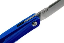 Real Steel G5 Metamorph Frontflipper Mk. II 7838 Intense Blue Couteau De Poche, Ostap Hel Design -Couteaux Soldes RL7838 06 real steel knives