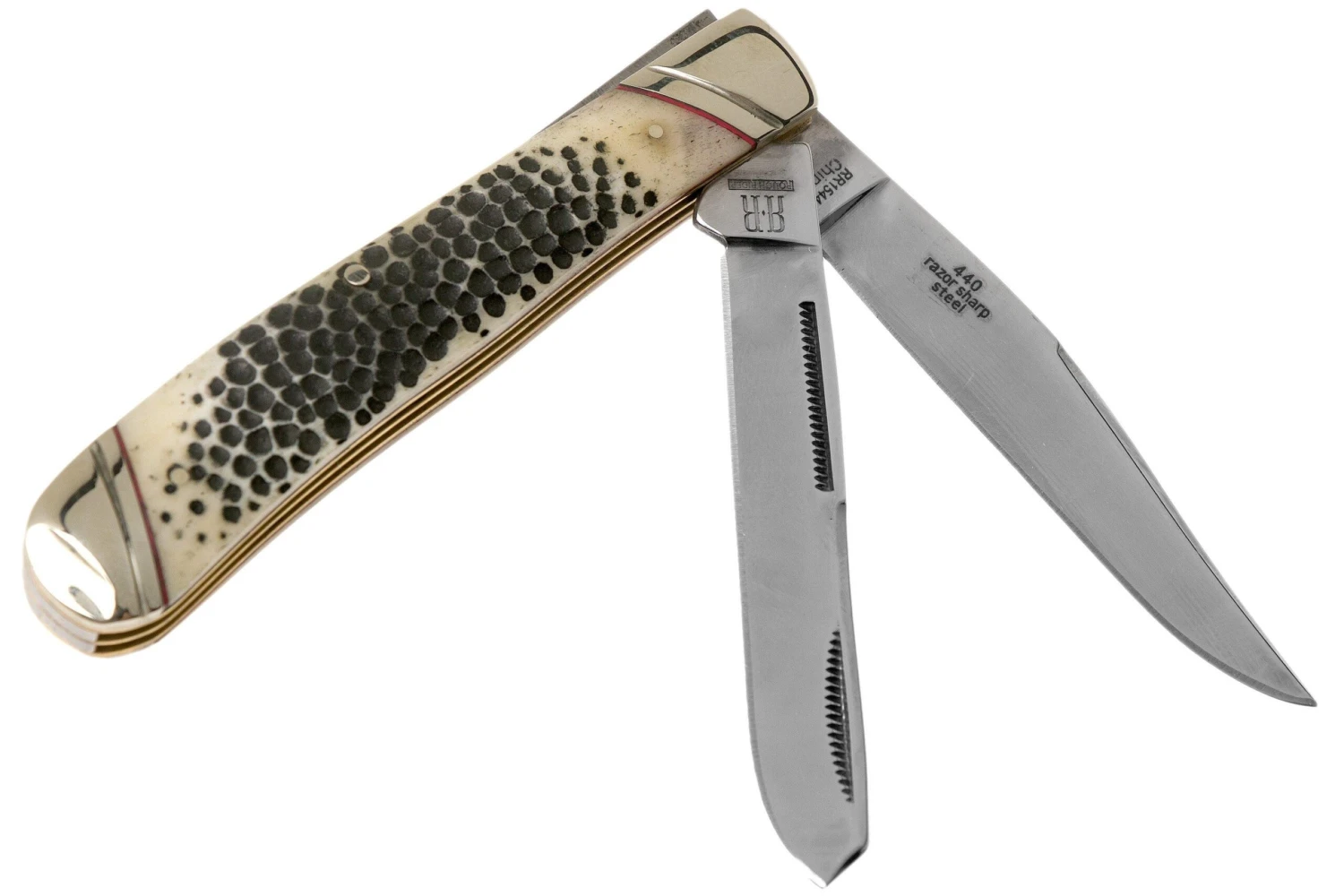 Rough Ryder Buckshot Bone Trapper RR1544 Couteau De Poche 4 Rough Ryder Buckshot Bone Trapper RR1544 Couteau De Poche - Image 2