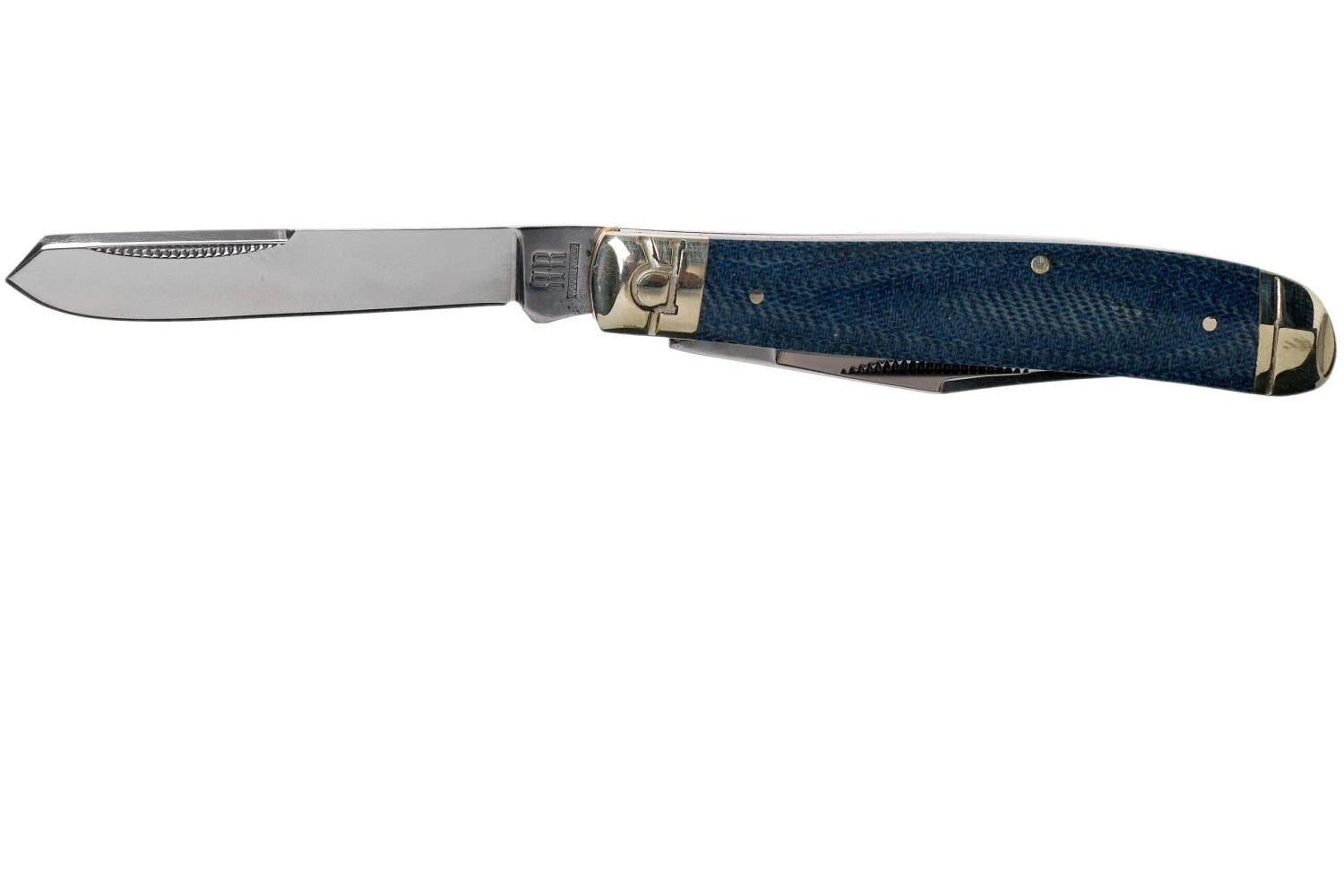 Rough Ryder Mini Trapper Denim RR2187 Carbon Couteau De Poche Slipjoint 5 Rough Ryder Mini Trapper Denim RR2187 Carbon Couteau De Poche Slipjoint - Image 3