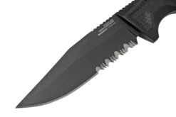 SOG Recondo FX, Black, Partially Serrated 17-22-02-57 Couteau Fixe -Couteaux Soldes SOG 17 22 02 57 03 sog
