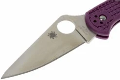Spyderco Delica 4 Purple C11FPPR Couteau De Poche 11 Spyderco Delica 4 Purple C11FPPR Couteau De Poche -Couteaux Soldes SPC11FPPR 03 spyderco delica 4 paars spc11fppr d3
