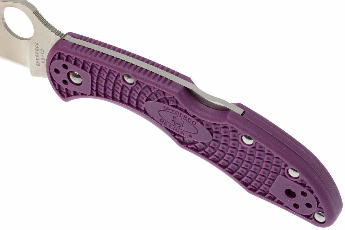 Spyderco Delica 4 Purple C11FPPR Couteau De Poche 7 Spyderco Delica 4 Purple C11FPPR Couteau De Poche - Image 5