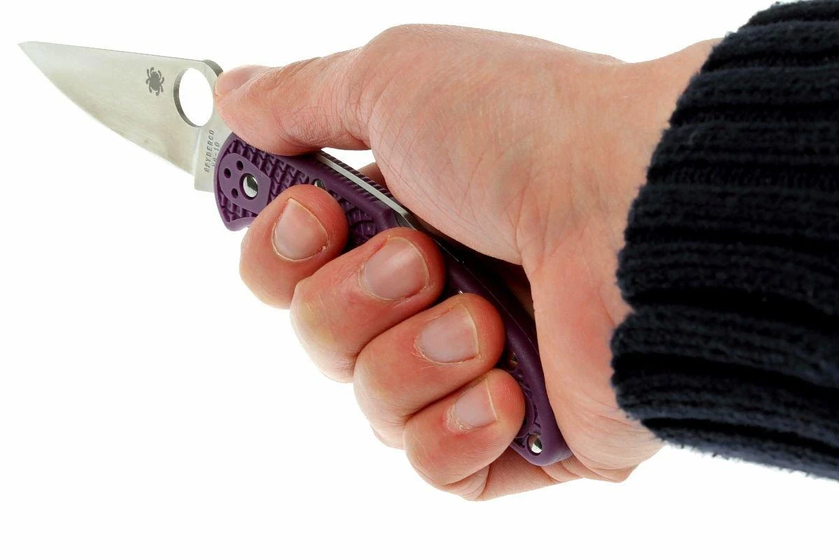 Spyderco Delica 4 Purple C11FPPR Couteau De Poche 9 Spyderco Delica 4 Purple C11FPPR Couteau De Poche - Image 7