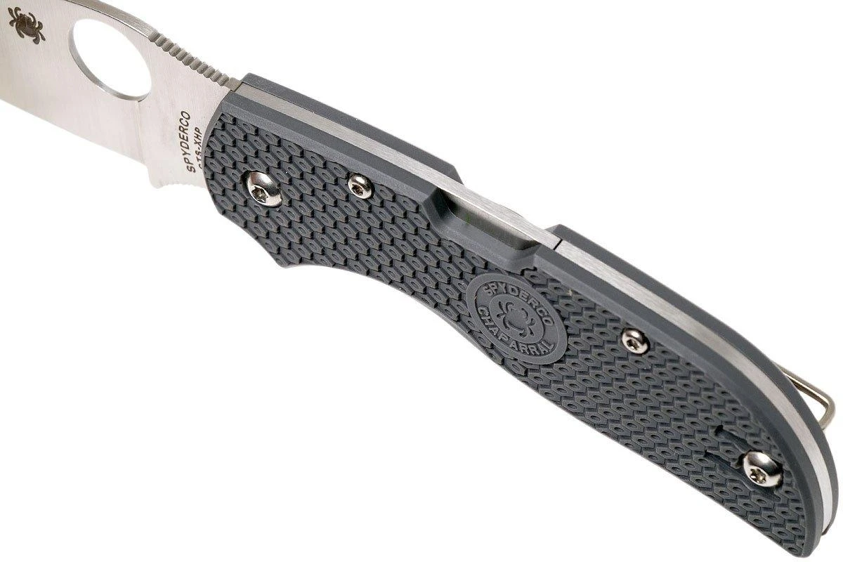 Spyderco Chaparral FRN Grey C152PGY Couteau De Poche 9 Spyderco Chaparral FRN Grey C152PGY Couteau De Poche - Image 7