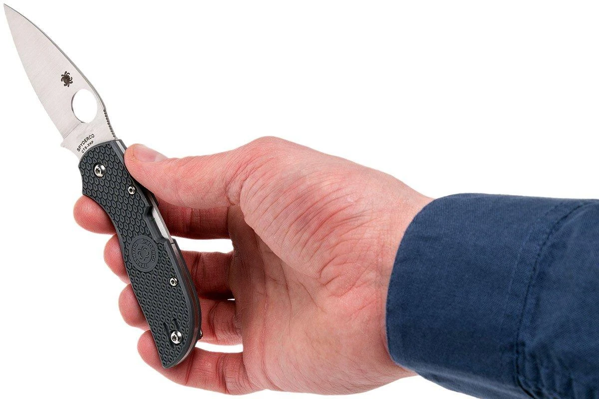 Spyderco Chaparral FRN Grey C152PGY Couteau De Poche 10 Spyderco Chaparral FRN Grey C152PGY Couteau De Poche - Image 8