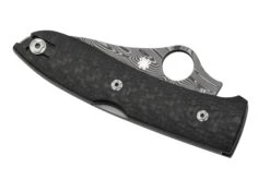 Spyderco SpyOpera C255CFPD Carbon Fiber, Damasteel, Sprint Run, Couteau De Poche -Couteaux Soldes SPC255CFPD 06 spyderco