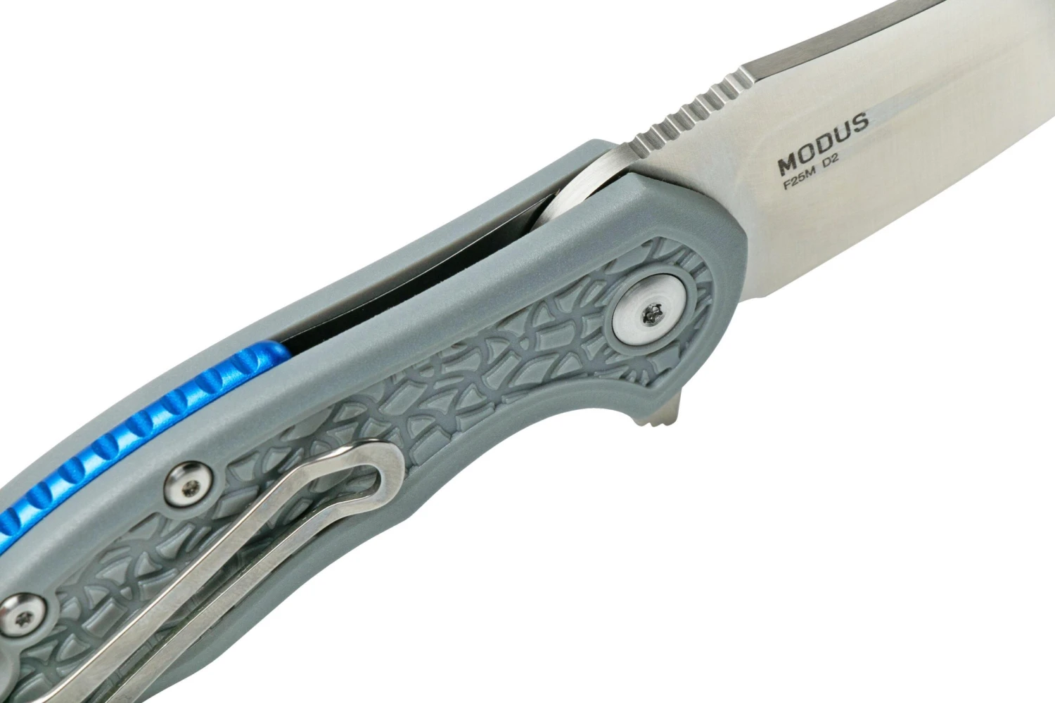 Steel Will Modus F25M-14 Grey FRN, D2 Blade, Couteau De Poche 8 Steel Will Modus F25M-14 Grey FRN, D2 Blade, Couteau De Poche - Image 6