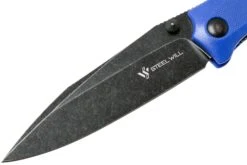 Steel Will Gienah F53-23 Blue, Blackwashed Couteau De Poche -Couteaux Soldes SWK F53 23 03 steel will knives