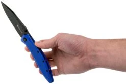 Steel Will Gienah F53-23 Blue, Blackwashed Couteau De Poche -Couteaux Soldes SWK F53 23 08 steel will knives