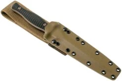 Spartan Blades George V14 Dagger Flat Dark Earth Blade, Black Handle, Dague -Couteaux Soldes USSB27DEBKKYBK 07 spartan blades