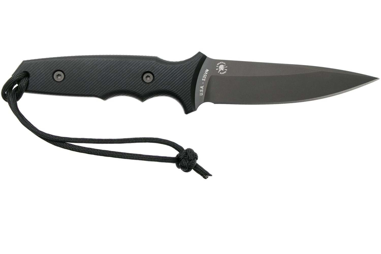 Spartan Blades Harsey TT Tactical Trout, Black, Couteau à Lame Fixe 4 Spartan Blades Harsey TT Tactical Trout, Black, Couteau à Lame Fixe - Image 2
