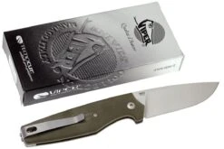 Viper Dan 1 5928GGR Green G10 N690, Drop-point -Couteaux Soldes VPV5928GGR 08 viper dan 1 vpv5928ggr 08