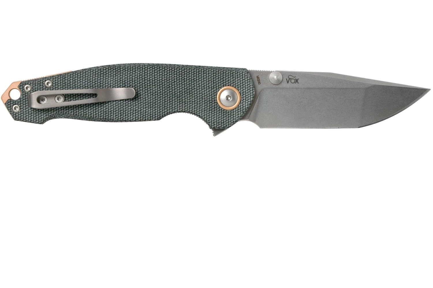 Viper Katla V5982CB Stonewashed, Black Micarta Couteau De Poche, Jesper Voxnaes Design 4 Viper Katla V5982CB Stonewashed, Black Micarta Couteau De Poche, Jesper Voxnaes Design - Image 2