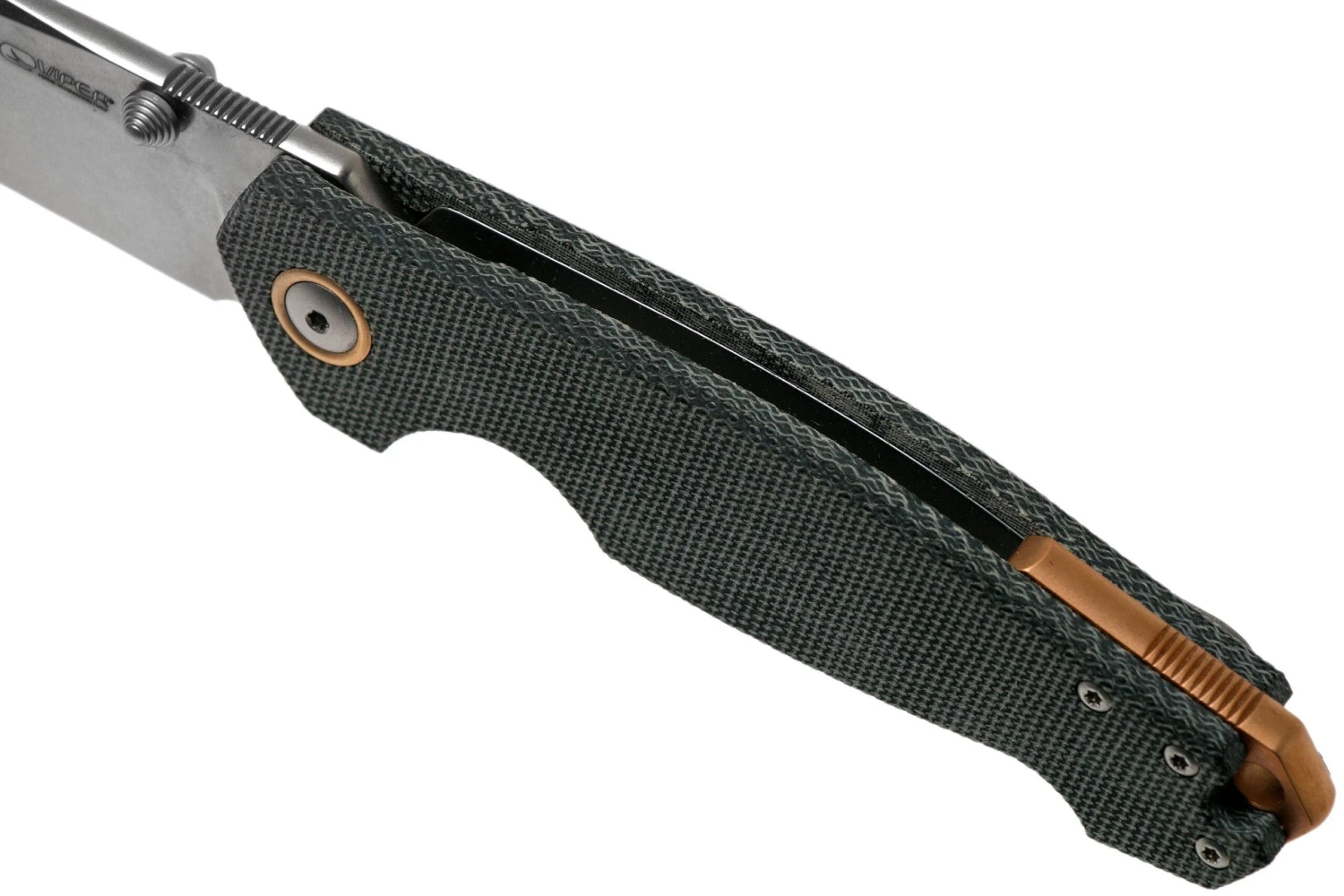 Viper Katla V5982CB Stonewashed, Black Micarta Couteau De Poche, Jesper Voxnaes Design 9 Viper Katla V5982CB Stonewashed, Black Micarta Couteau De Poche, Jesper Voxnaes Design - Image 7