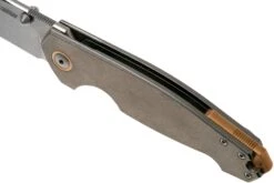 Viper Katla V5982TI Stonewashed, Titanium Couteau De Poche, Jesper Voxnaes Design -Couteaux Soldes VPV5982TI 07 viper