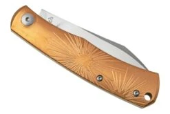 Viper Hug V5990BRS Sandblasted Bronze Star Couteau De Poche, Sacha Thiel Design -Couteaux Soldes VPV5990BRS 05 viper