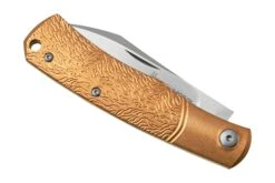 Viper Hug V5990BRW Sandblasted Bronze Wolf Couteau De Poche, Sacha Thiel Design -Couteaux Soldes VPV5990BRW 06 viper