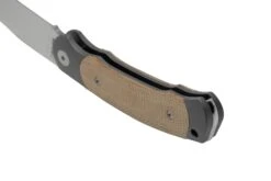 Viper Twin, V6002CN, Satin M390, Couteau De Poche Natural Canvas Micarta, Fabrizio Silvestrelli Design -Couteaux Soldes VPV6002CN 04 viper