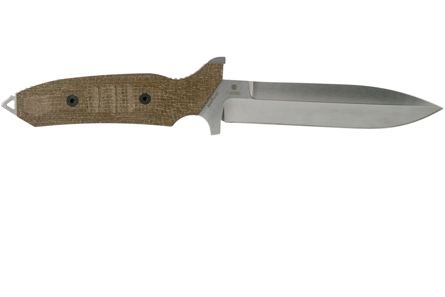 Viper Fearless VT4018CG Sleipner Stonewashed, Green Canvas Micarta, Couteau Fixe, Rumici Design 4 Viper Fearless VT4018CG Sleipner Stonewashed, Green Canvas Micarta, Couteau Fixe, Rumici Design - Image 2