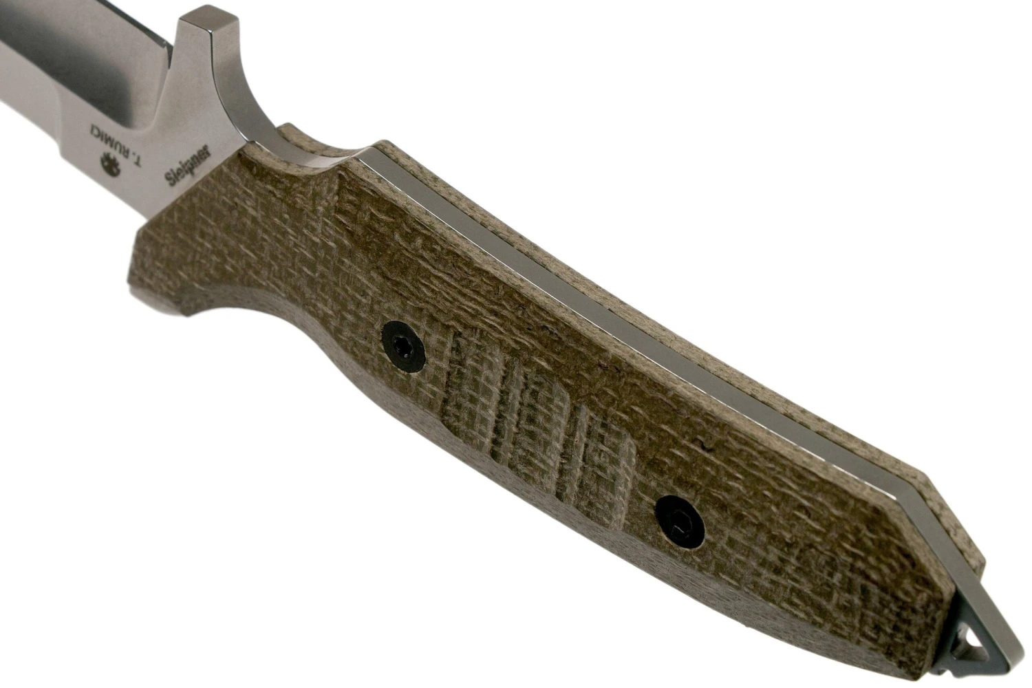 Viper Fearless VT4018CG Sleipner Stonewashed, Green Canvas Micarta, Couteau Fixe, Rumici Design 6 Viper Fearless VT4018CG Sleipner Stonewashed, Green Canvas Micarta, Couteau Fixe, Rumici Design - Image 4