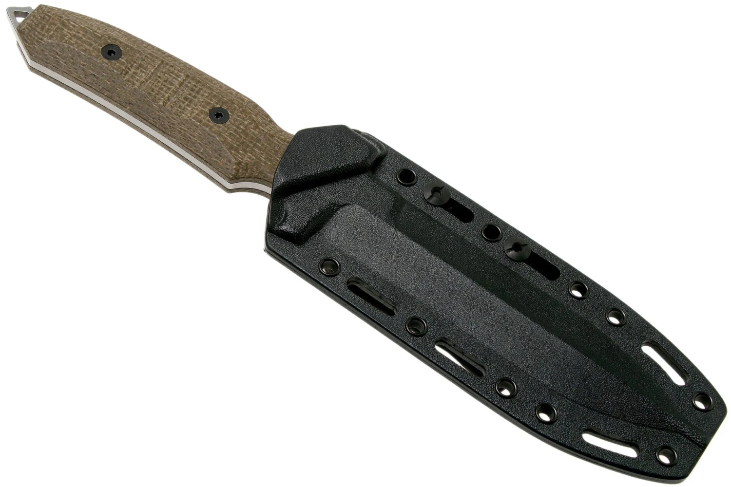 Viper Fearless VT4018CG Sleipner Stonewashed, Green Canvas Micarta, Couteau Fixe, Rumici Design 8 Viper Fearless VT4018CG Sleipner Stonewashed, Green Canvas Micarta, Couteau Fixe, Rumici Design - Image 6