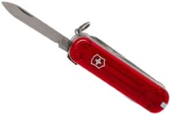 Victorinox Nail Clip 580, Couteau Suisse, Rouge Transparent -Couteaux Soldes VT0 6463 T 04 victorinox vt0 6463 t 04