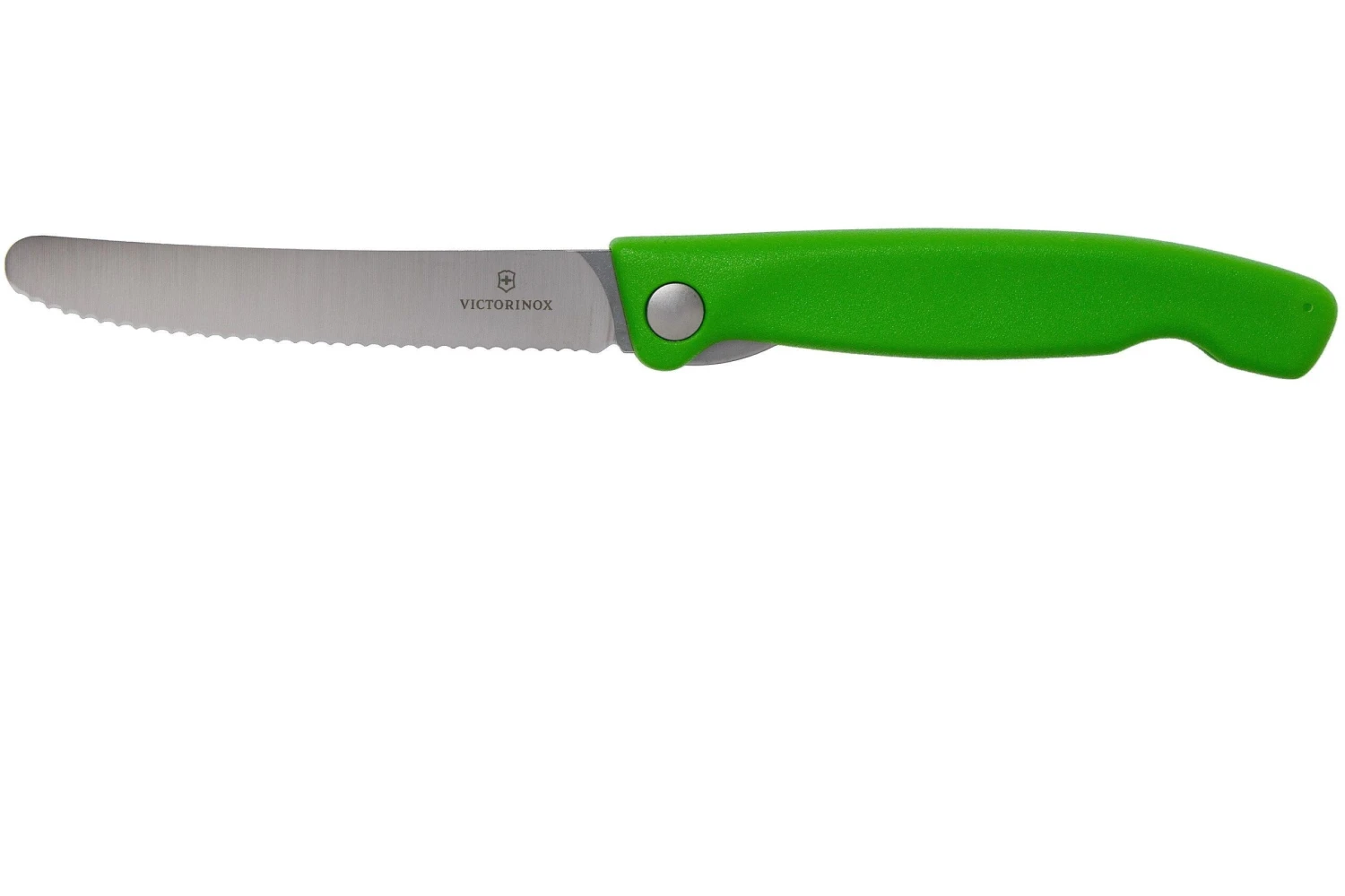 Victorinox SwissClassic 6.7836.F4B Couteau à Légumes Pliant Dentelé, Vert 3 Victorinox SwissClassic 6.7836.F4B Couteau à Légumes Pliant Dentelé, Vert