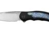 WE Knife Makani WE21048B-3, Black Titanium, Flamed Titanium Inlay, CPM 20CV Couteau De Poche -Couteaux Soldes WKWE21048B 3 01 weknife