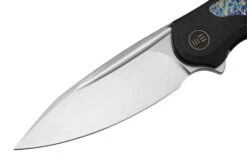 WE Knife Makani WE21048B-3, Black Titanium, Flamed Titanium Inlay, CPM 20CV Couteau De Poche -Couteaux Soldes WKWE21048B 3 03 weknife