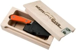 White River Knives M1 Backpacker Pro Orange G10 Couteau à Lame Fixe, étui Kydex -Couteaux Soldes WRBP PRO TOR 09 white river knives