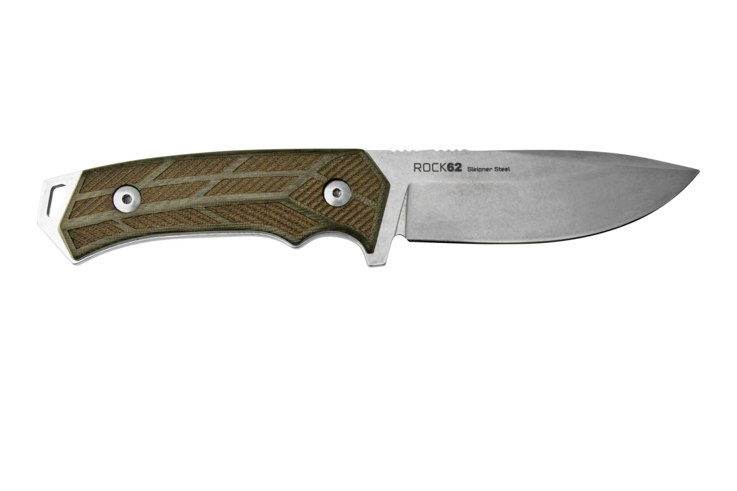 WOOX Rock 62 BUKNF00108 Micarta Engraved, Couteau Fixe 4 WOOX Rock 62 BUKNF00108 Micarta Engraved, Couteau Fixe - Image 2
